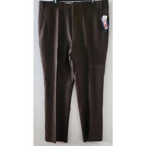 Two Way Vintage Men's size 40x32 Brown Polyester Casual Workwear Pants